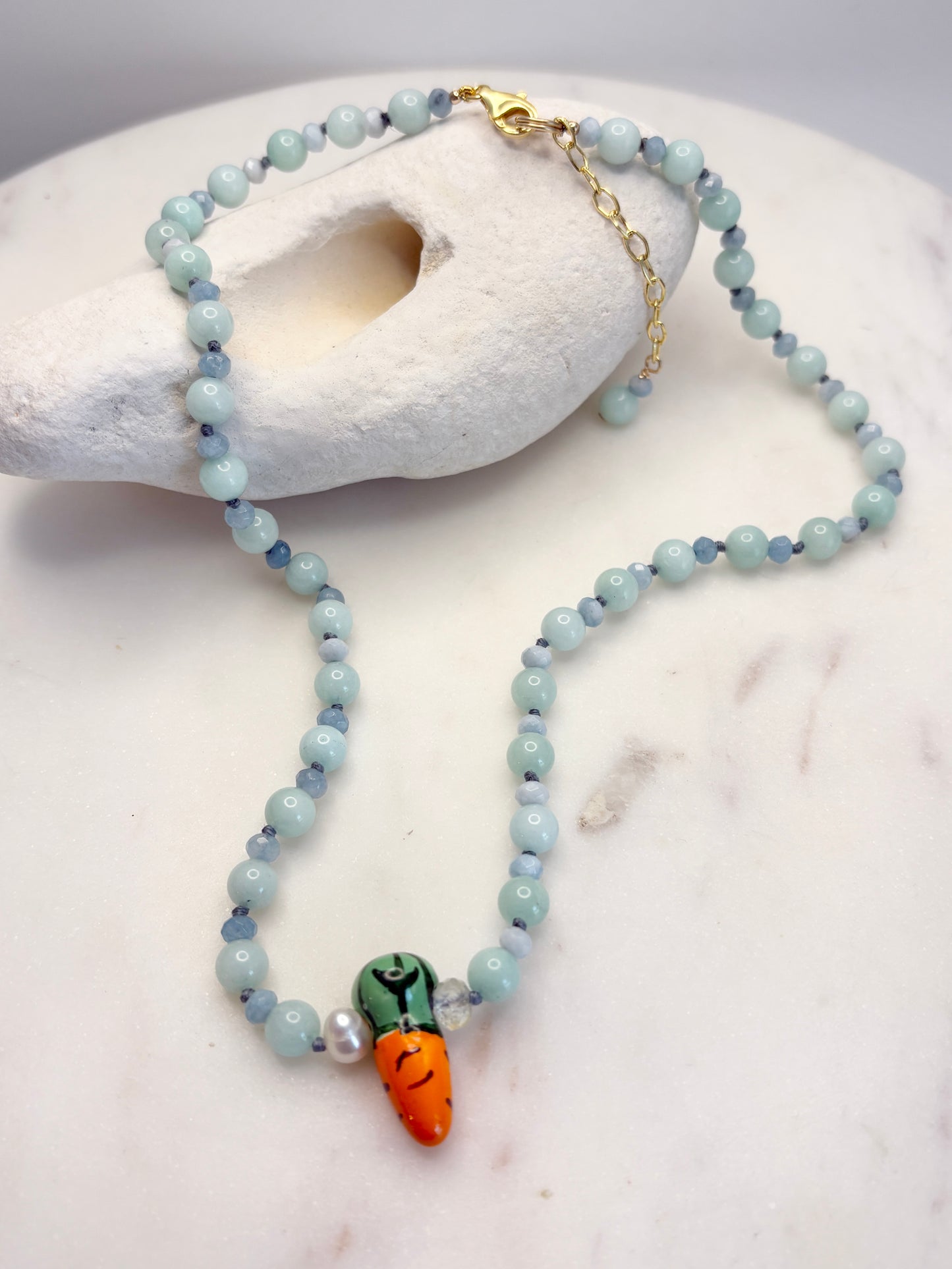 Plucked Carrot Necklace