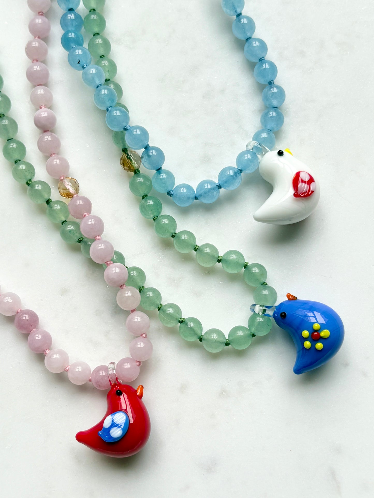 Tweet Tweet Sunset Necklace