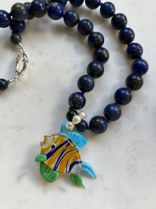 Tropical Tiger Necklace - One Of A Kind