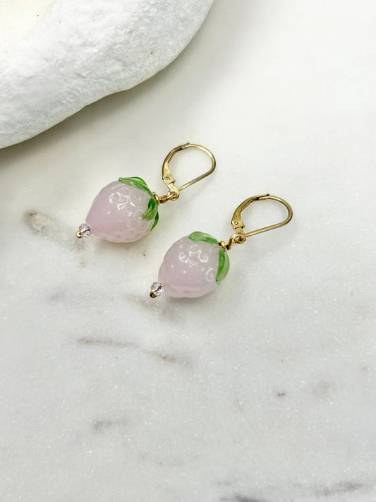 Fruit Drops Earring Strawberry