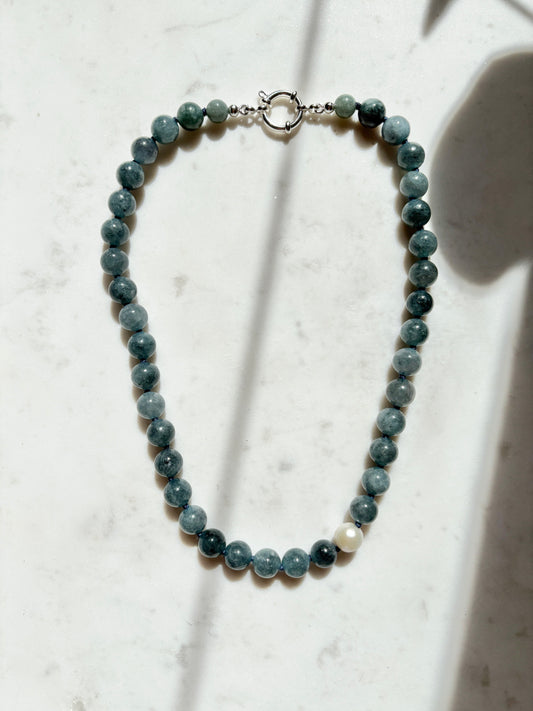 Burmese Jade O’Clock Necklace