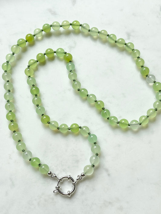 Long Minty Bold Necklace - Limited