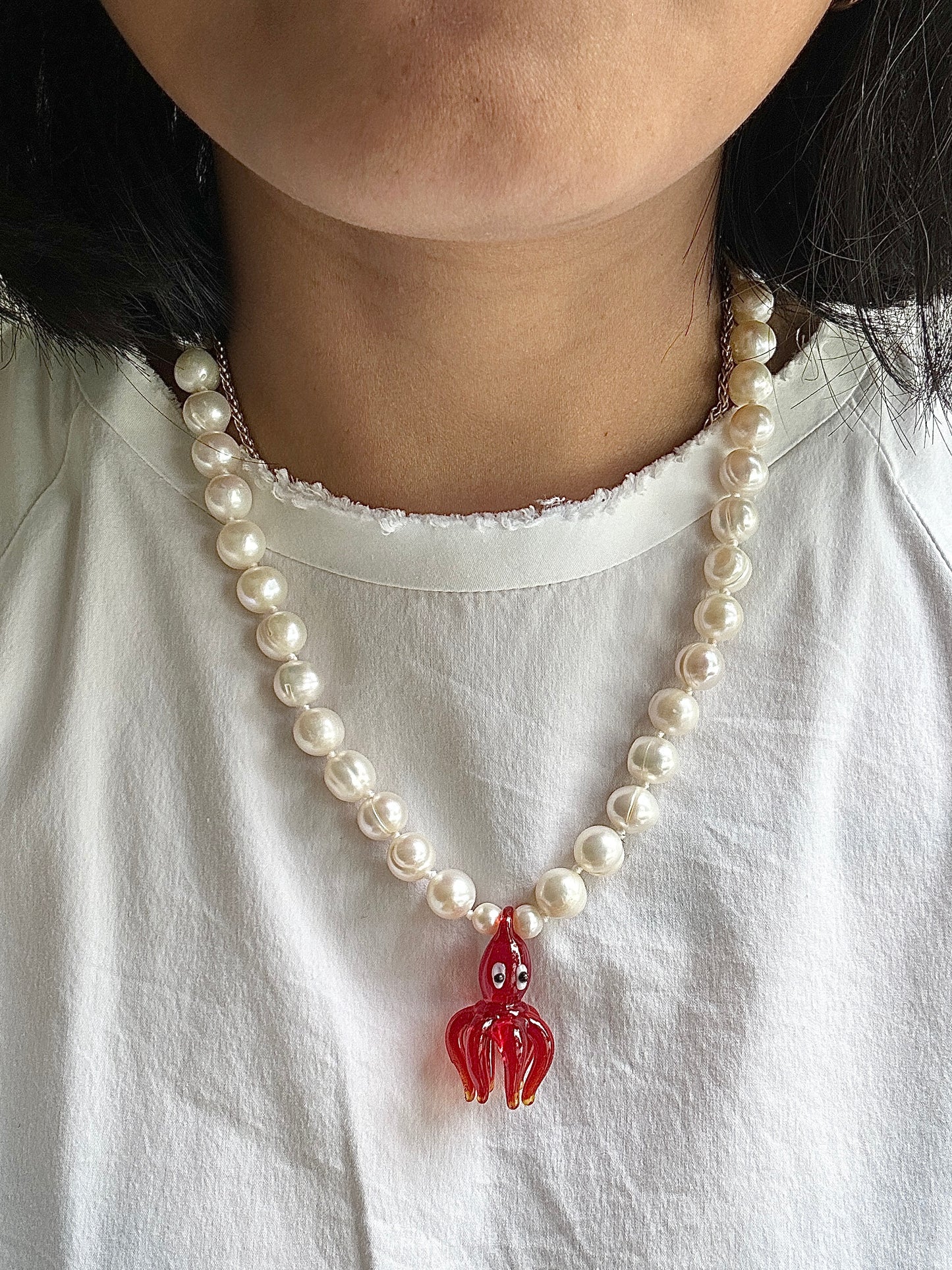 Madam Kraken Coral Necklace - One of a kind