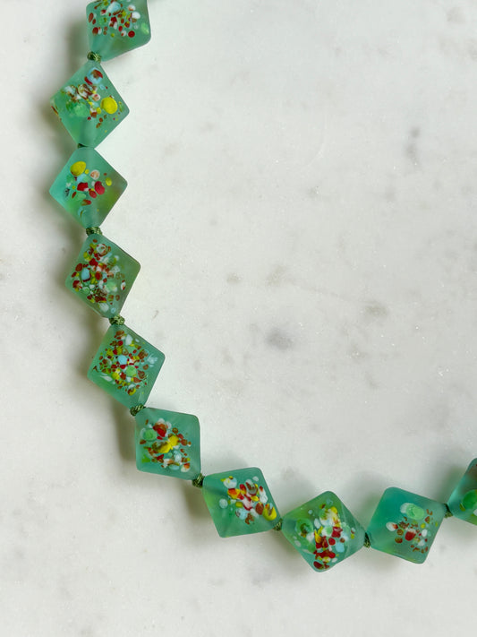 Birthday Sprinkles Leaf Bold Necklace - Limited