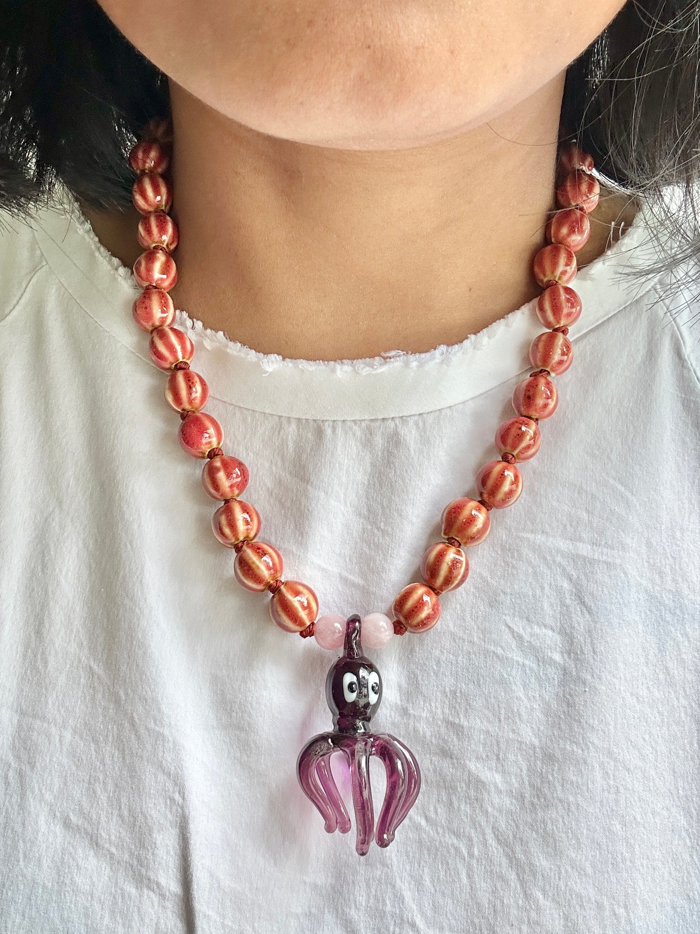 Little Sucker Driftwood Necklace