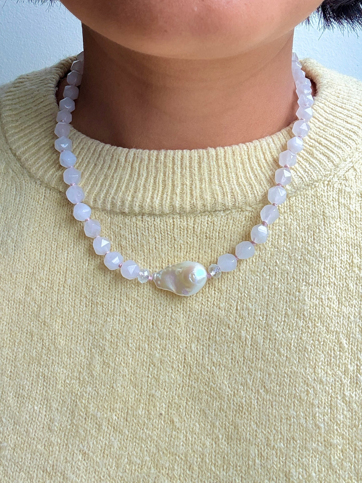 Star Cut Embrace Rose Necklace - Limited