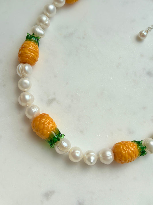 Pineapple Pickin' Necklace - Limited
