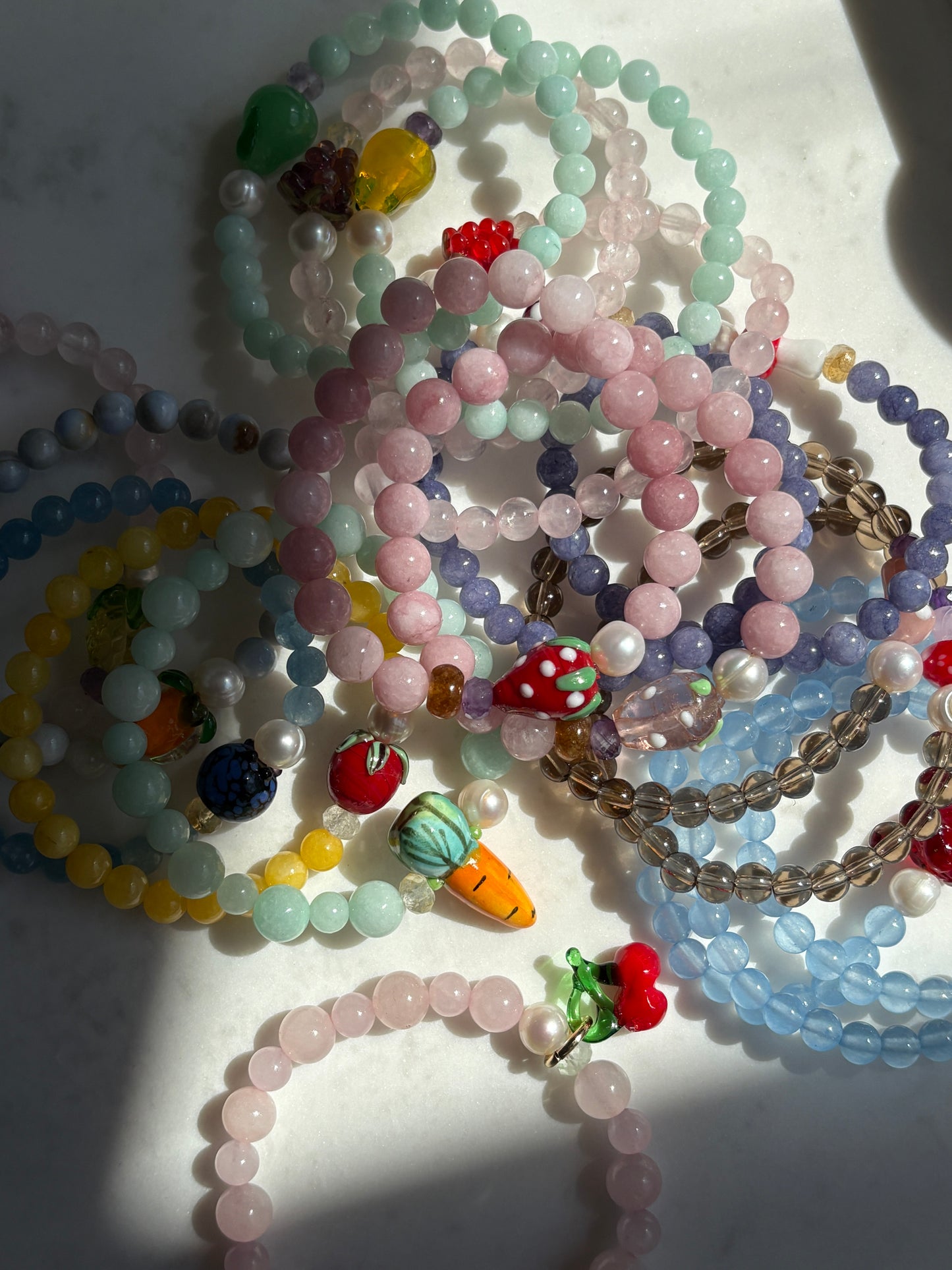 Strawberry Fruit Loops Bracelet