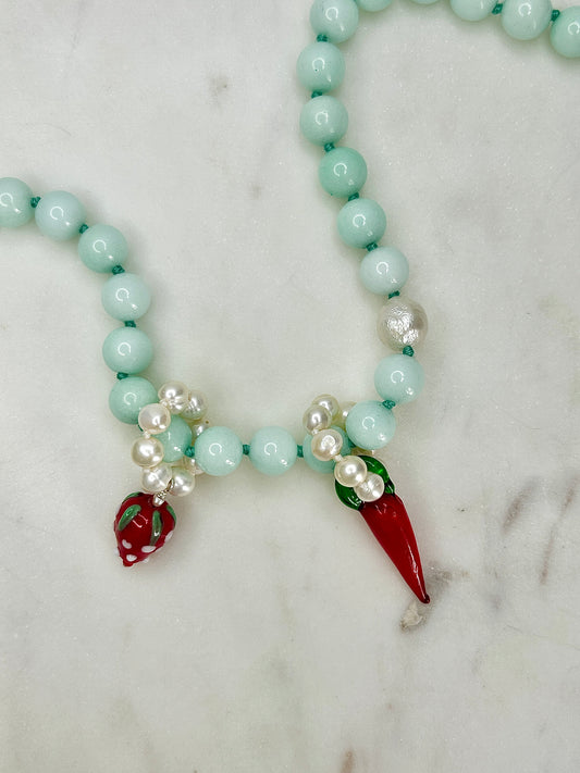 Strawberry Pickin' Deluxe Pendant - 10mm/12mm