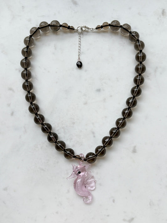 Sassy Sea Stead Smokey Necklace - One Of A Kind