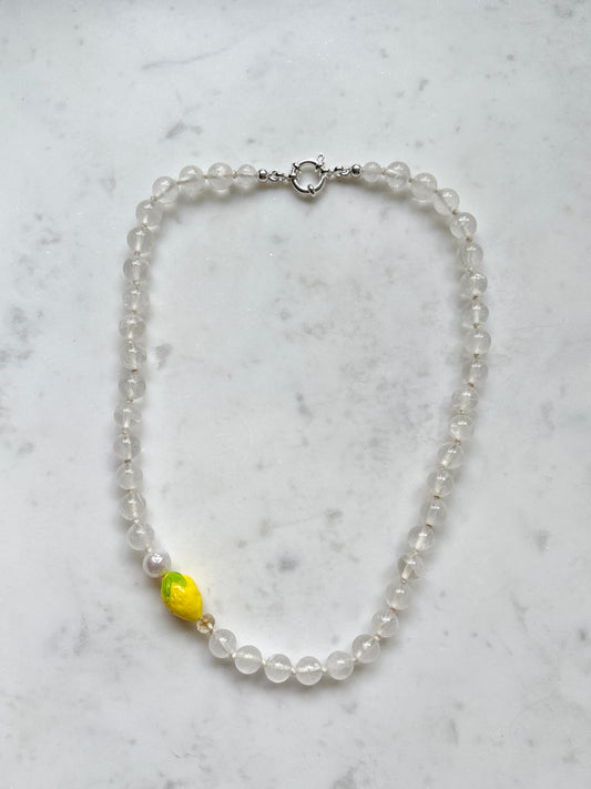 Lemon Fruit Loops Necklace - Limited