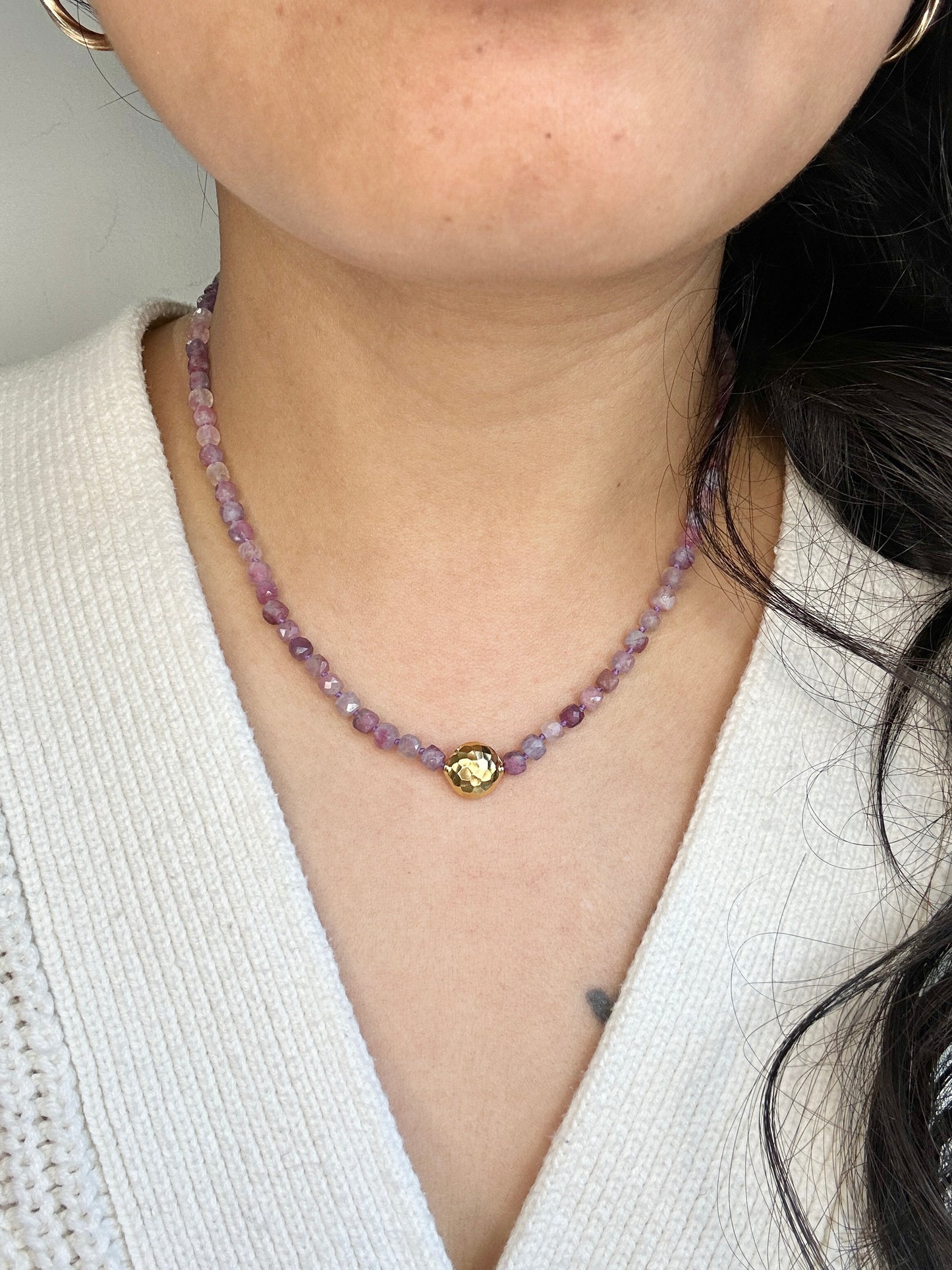 Sapin Delight Pink Necklace