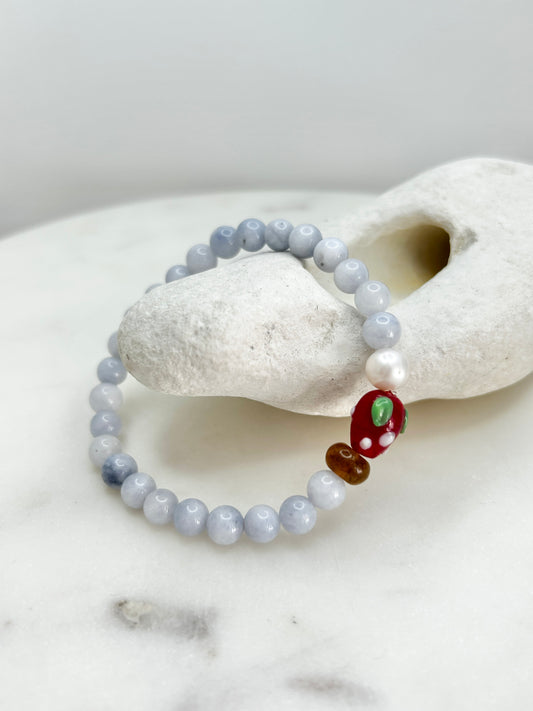 Mini Strawberry Fruit Loops Bracelet