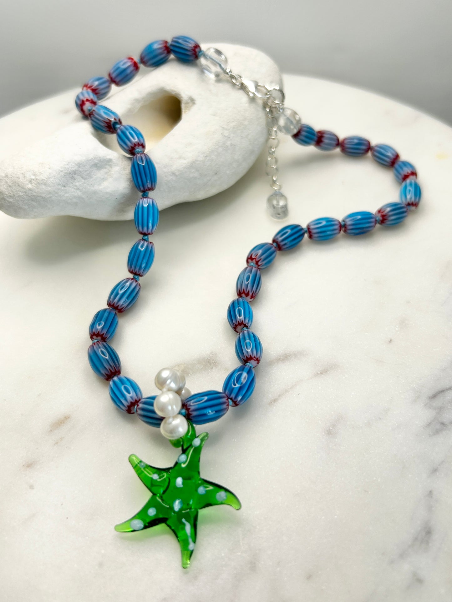 Sea Starlet Azure Necklace - One Of A Kind