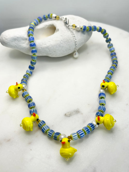 Little Quacklings Necklace - One Of A Kind