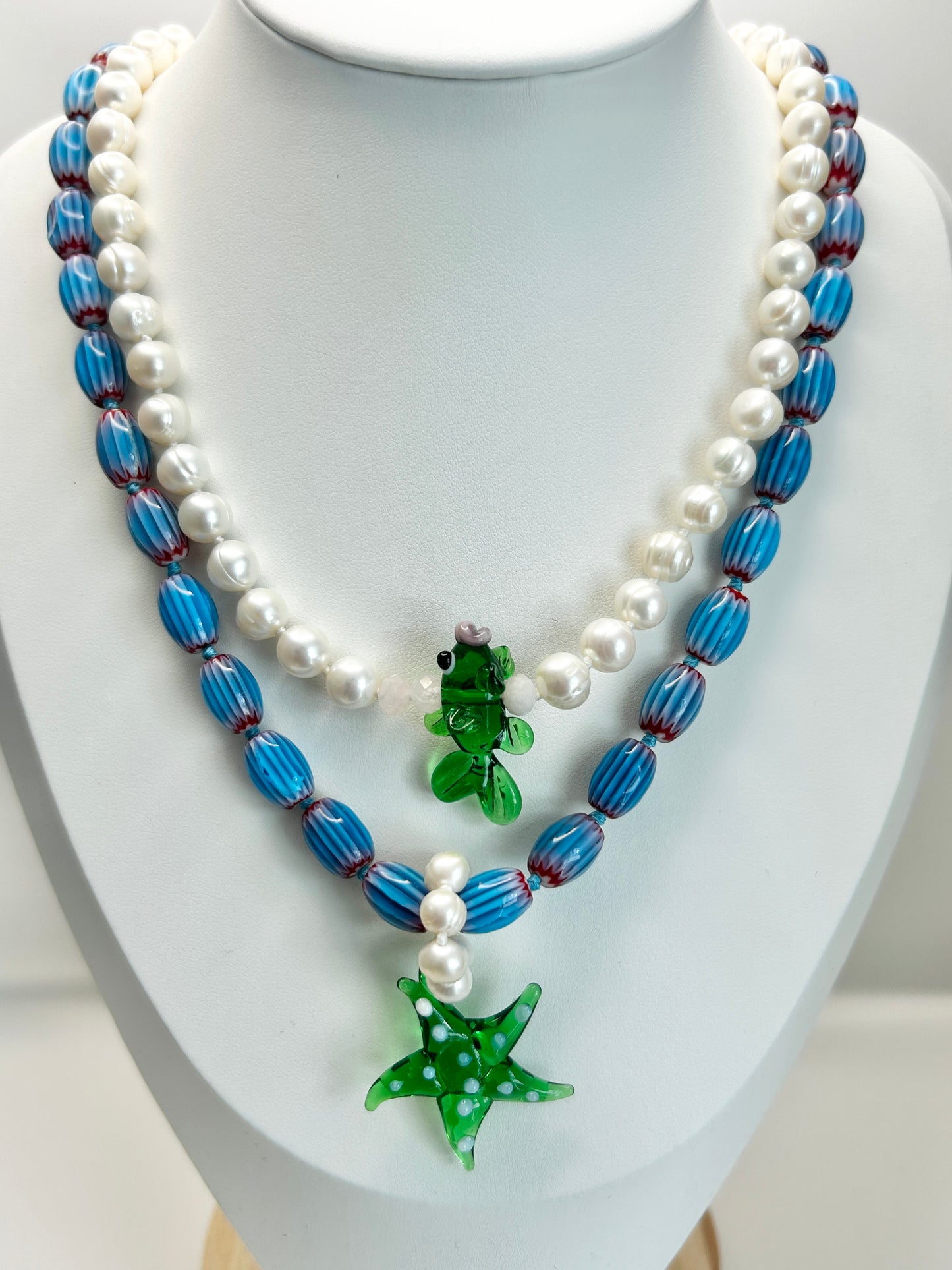 Sea Starlet Azure Necklace - One Of A Kind