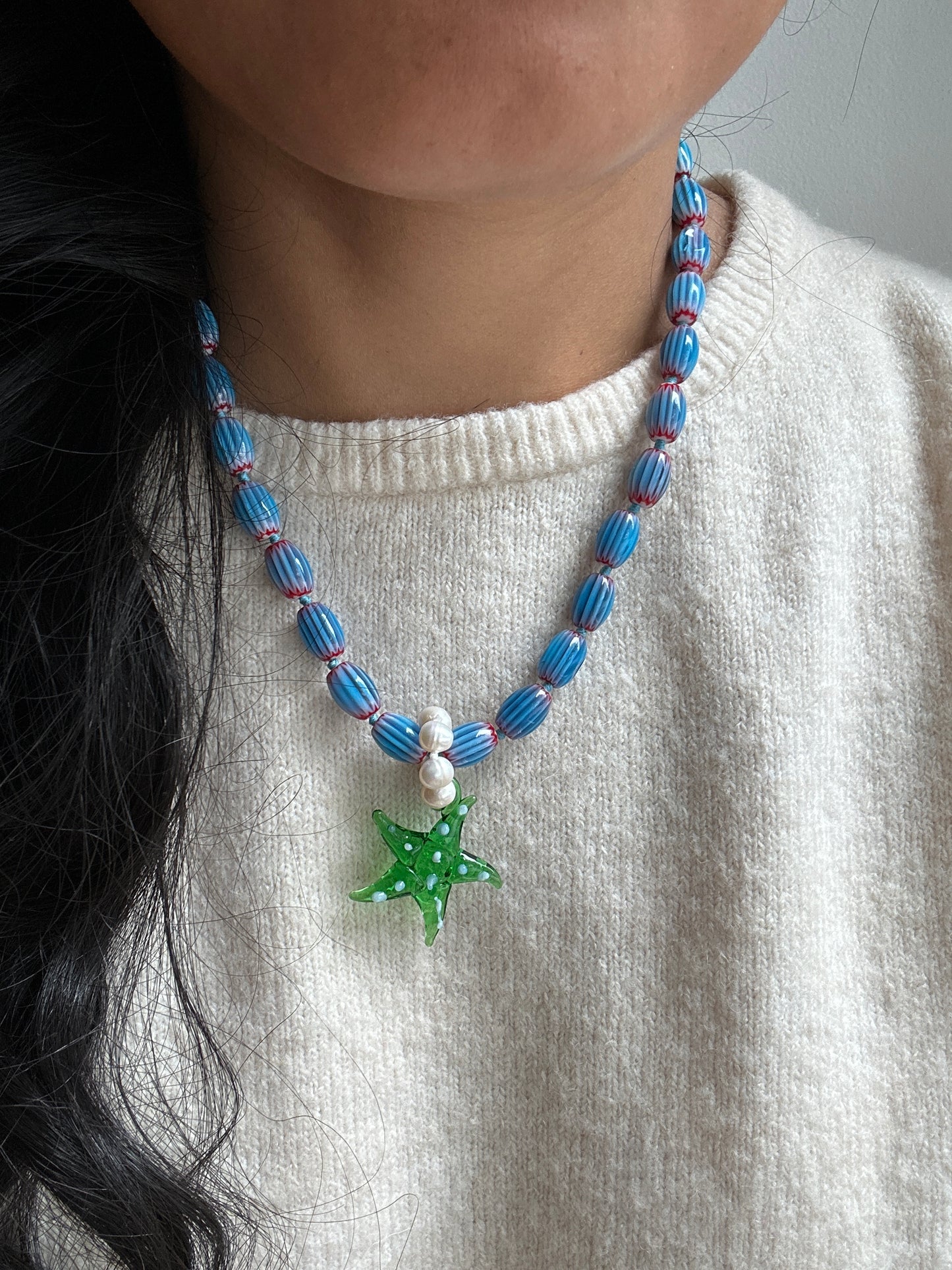 Sea Starlet Azure Necklace - One Of A Kind