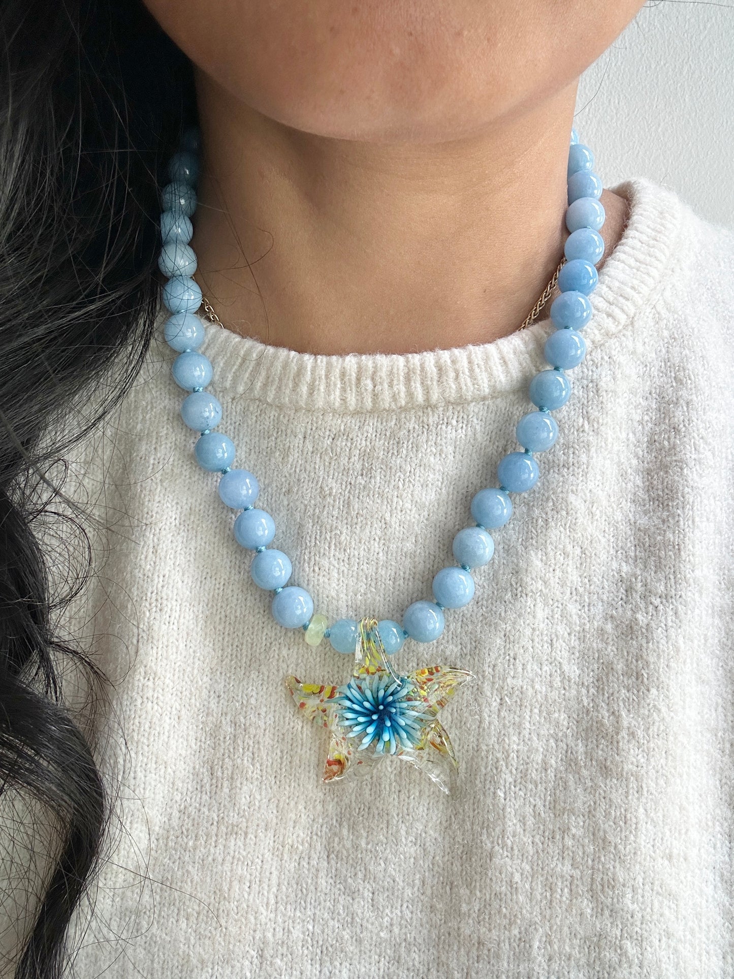 Celestial Sea Burst Ocean Necklace