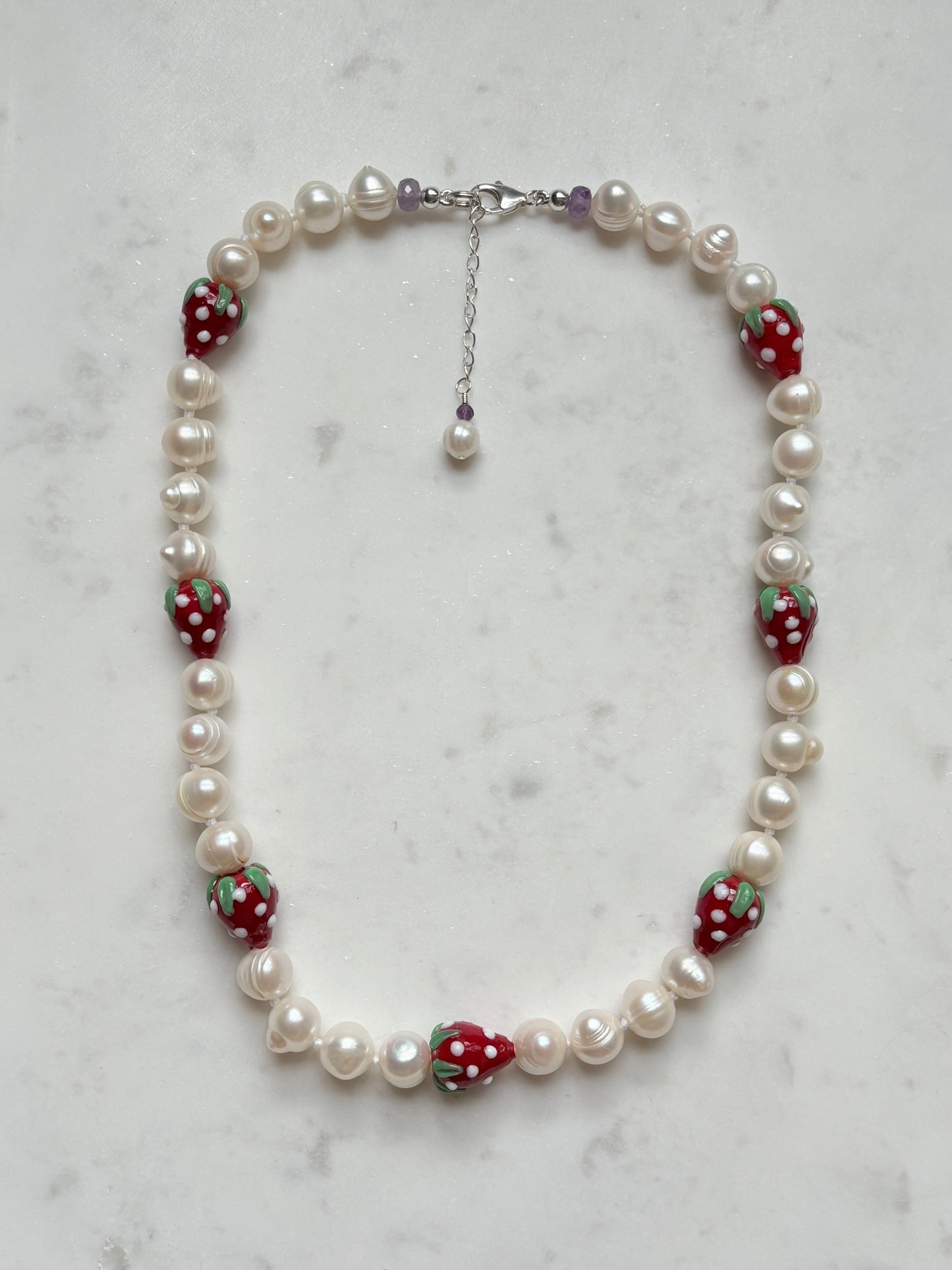 Strawberry Pickin' Necklace