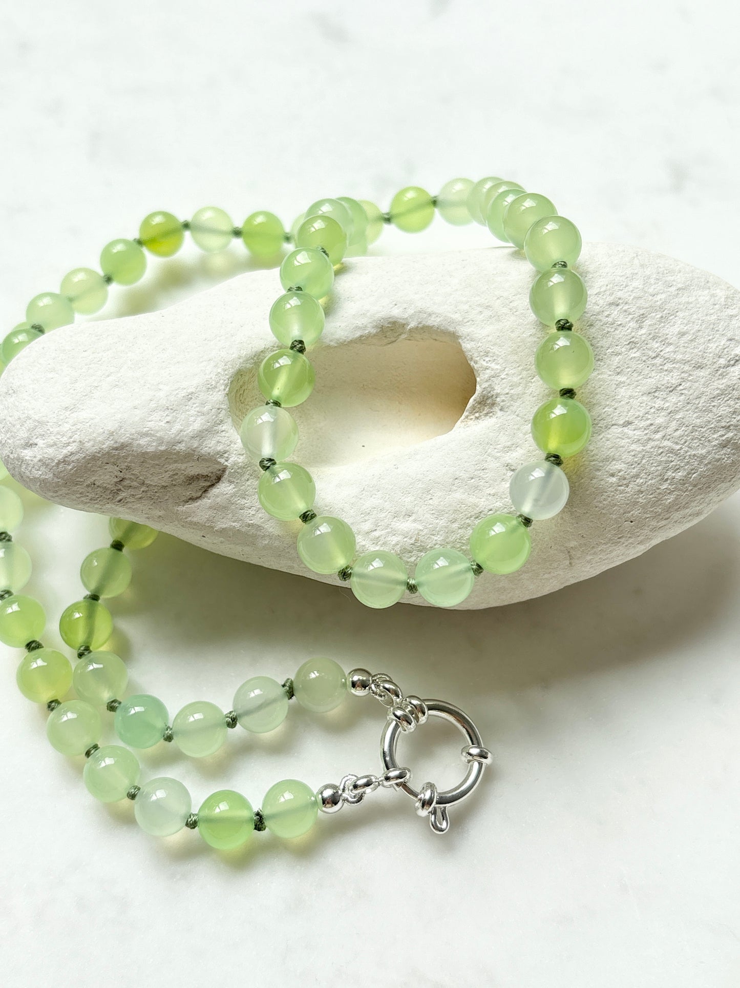 Long Minty Bold Necklace - Limited