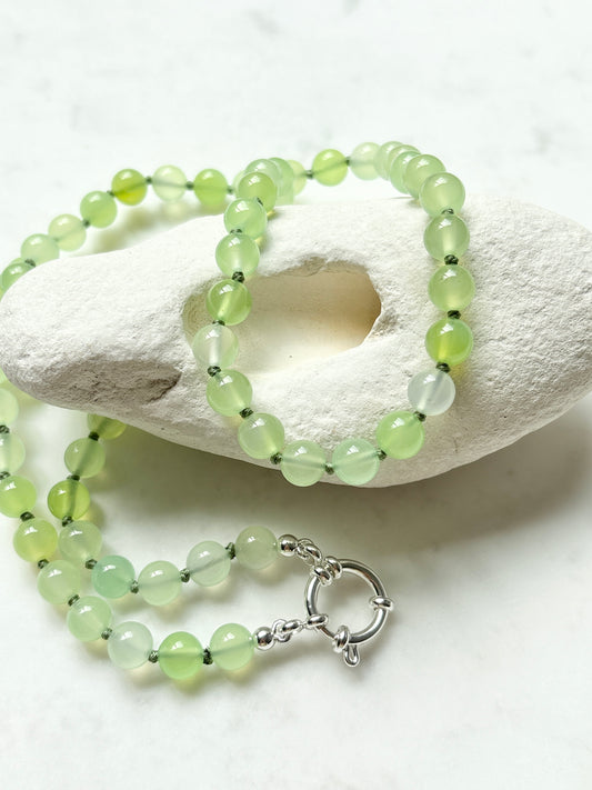 Long Minty Bold Necklace - Limited