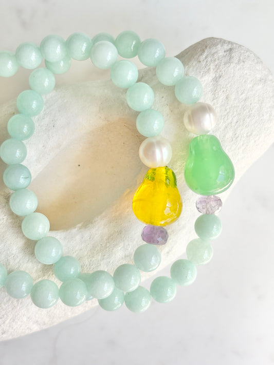 Pear Fruit Loops Bracelet