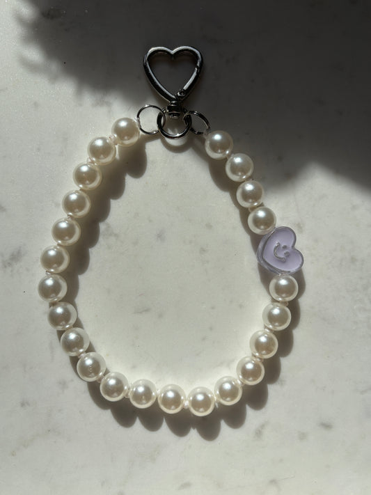 Smiley Pearl Phone Chain - Limited