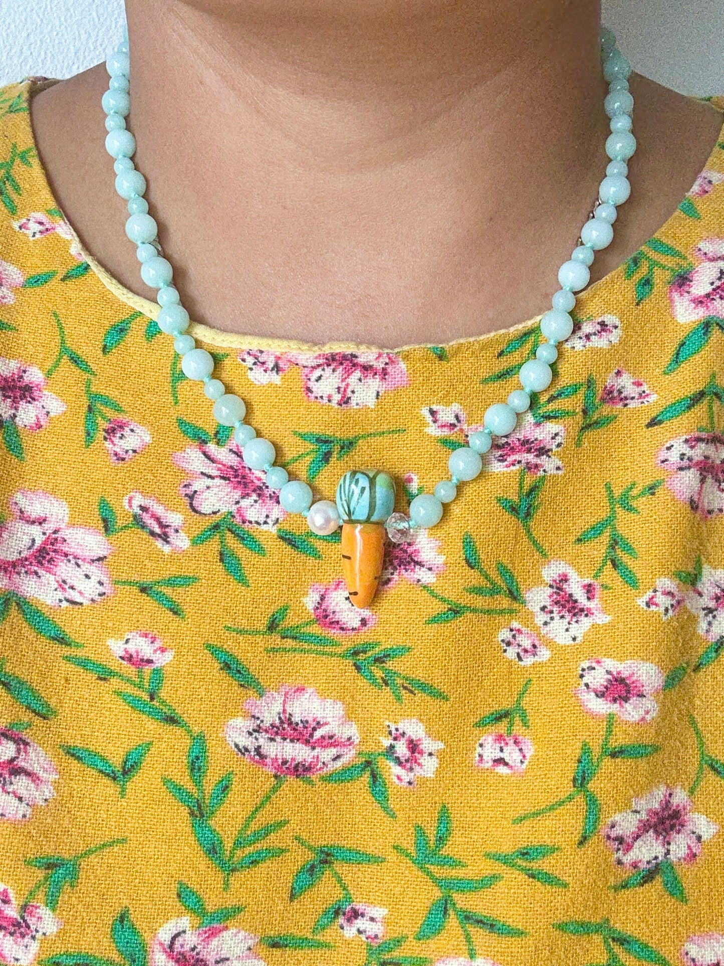 Plucked Carrot  Necklace