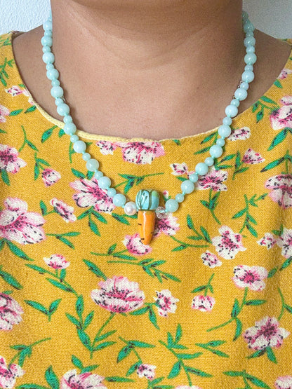 Plucked Carrot  Necklace
