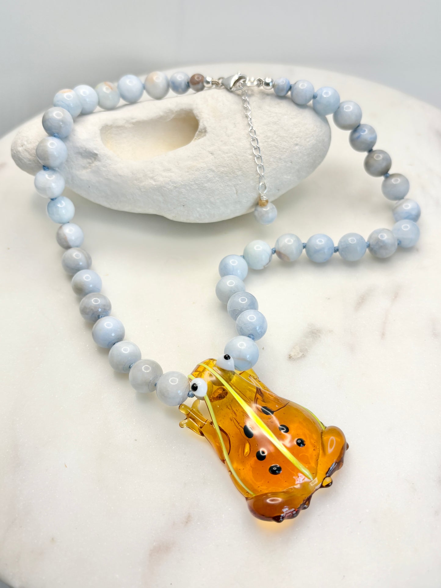 Gemstone Hopper Mist Necklace