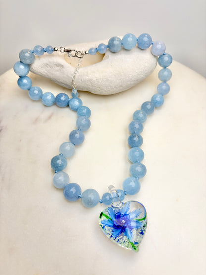 Love You After Dark Abyss Necklace - One Of A Kind