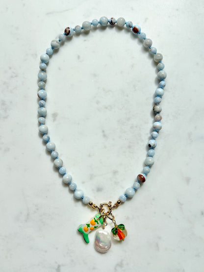 Bootiful Persimmon Bites Necklace