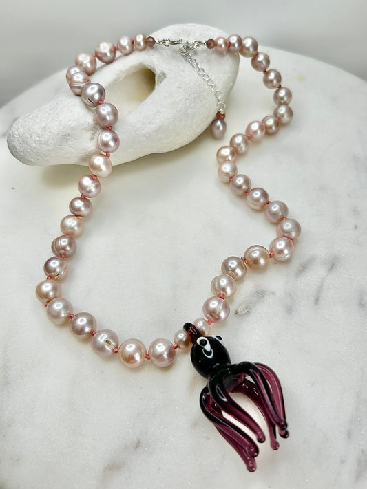 Madam Kraken Driftwood Necklace - One of a kind