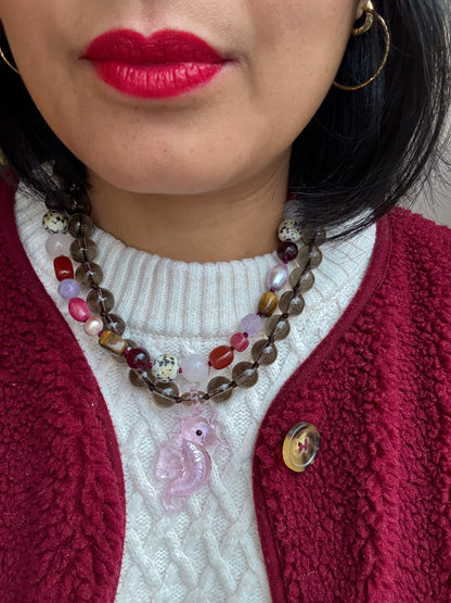 Sassy Sea Stead Smokey Necklace - Limited