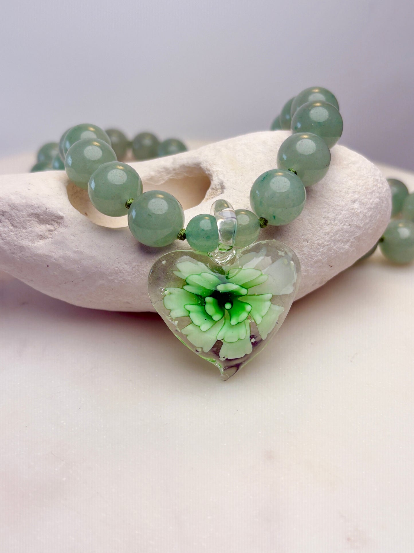 Heart In Bloom Meadow Necklace - One Of A Kind