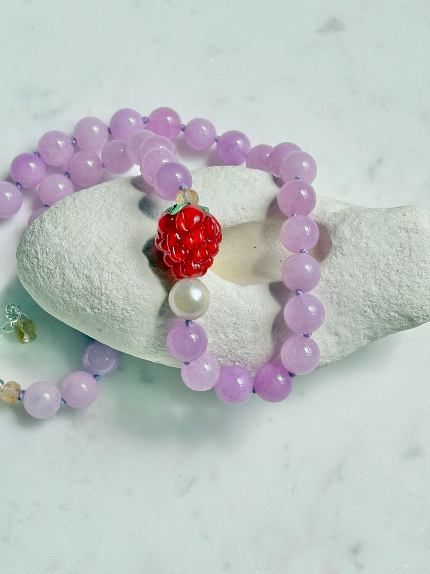 Raspberry Fizz Necklace - Limited