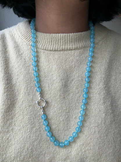 Long Azure Bold Necklace - Limited