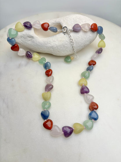 Heart Confetti Necklace