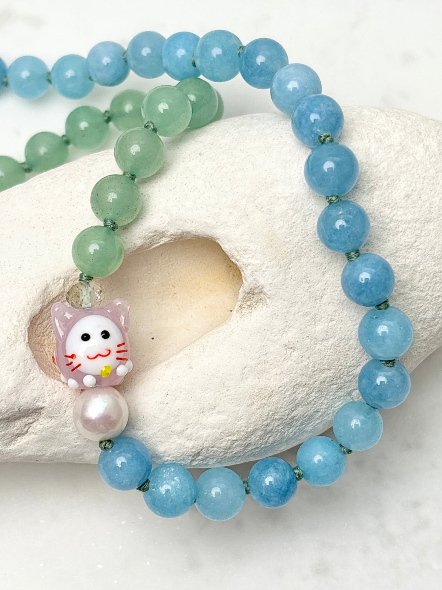 Lucky Kitty Sky Necklace - Limited