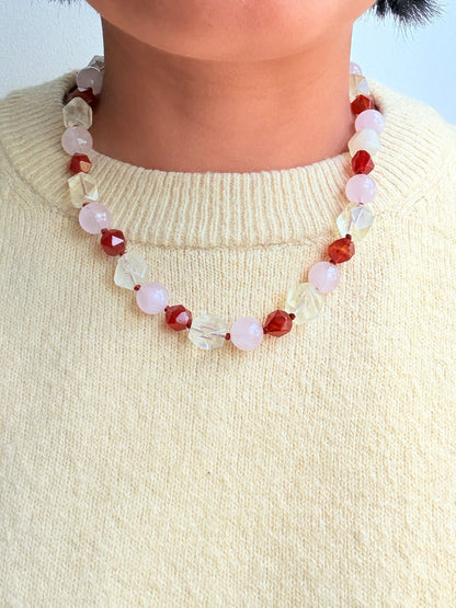 Warm Lemon Candy Mix Necklace - Limited
