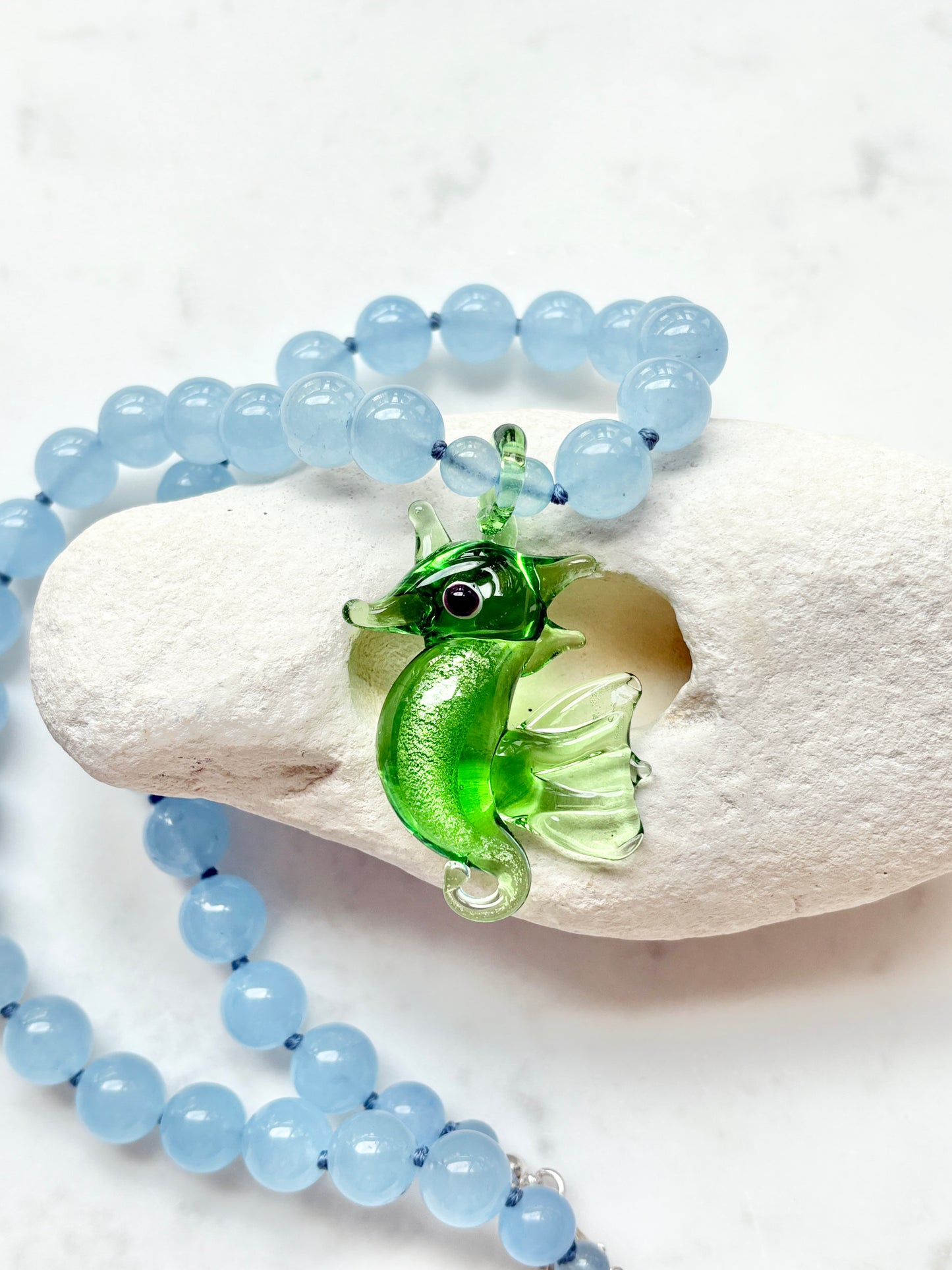 Sassy Sea Stead Seafoam Necklace