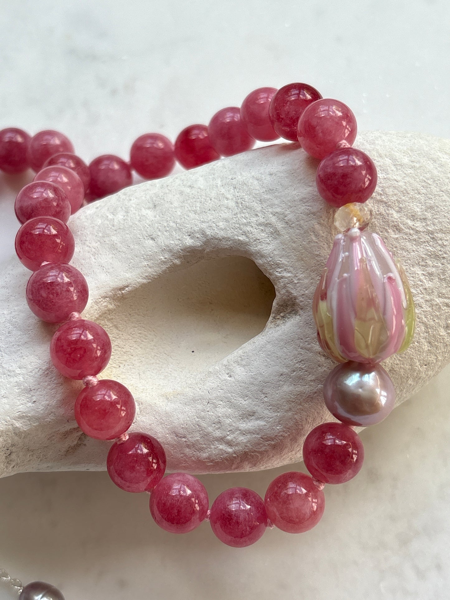 Enchanted Tulip Tourmaline Necklace - Limited