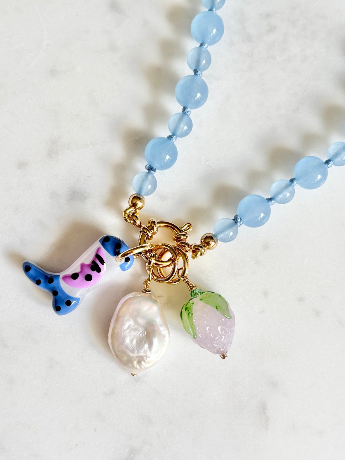 Bootiful Strawberry Bites Necklace