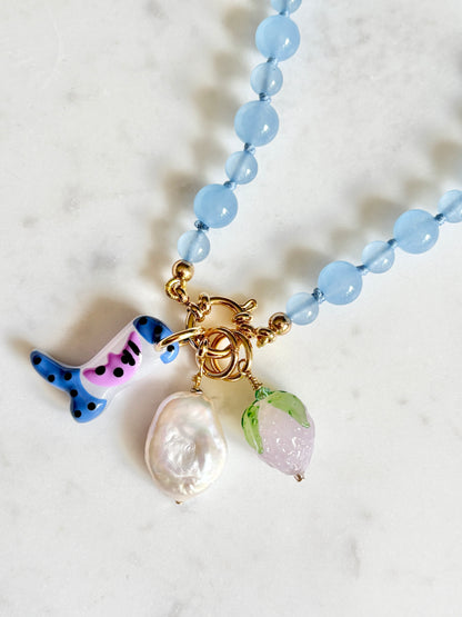 Bootiful Strawberry Bites Necklace