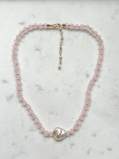 Baroque Embrace Rose Necklace - Limited