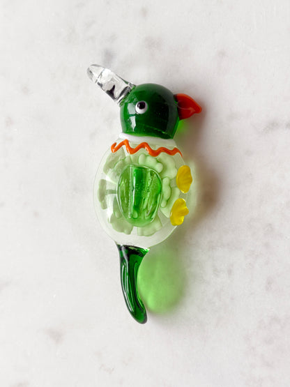 Pretty Perky Parrot Pendant - Limited