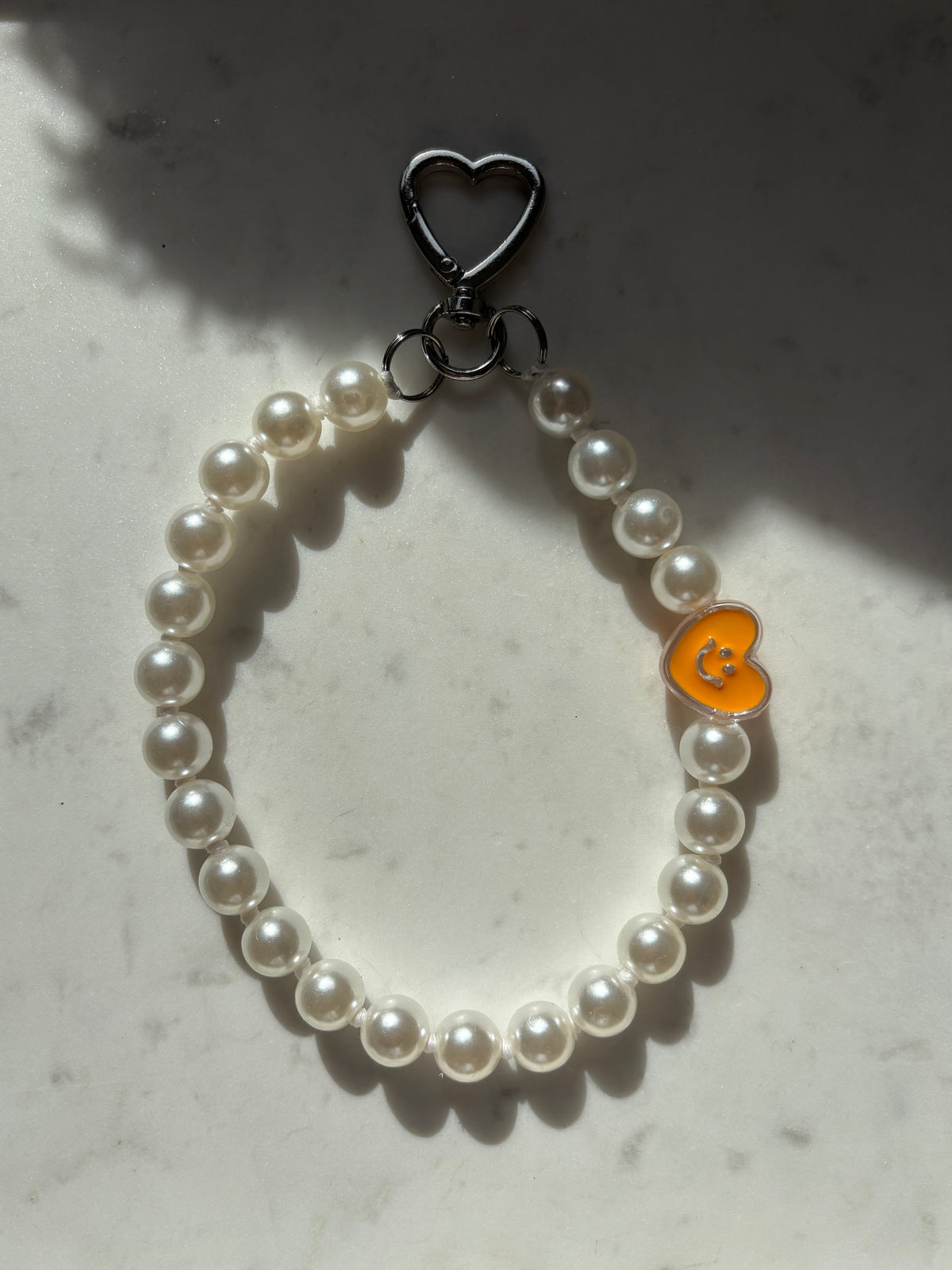 Smiley Pearl Phone Chain - Limited