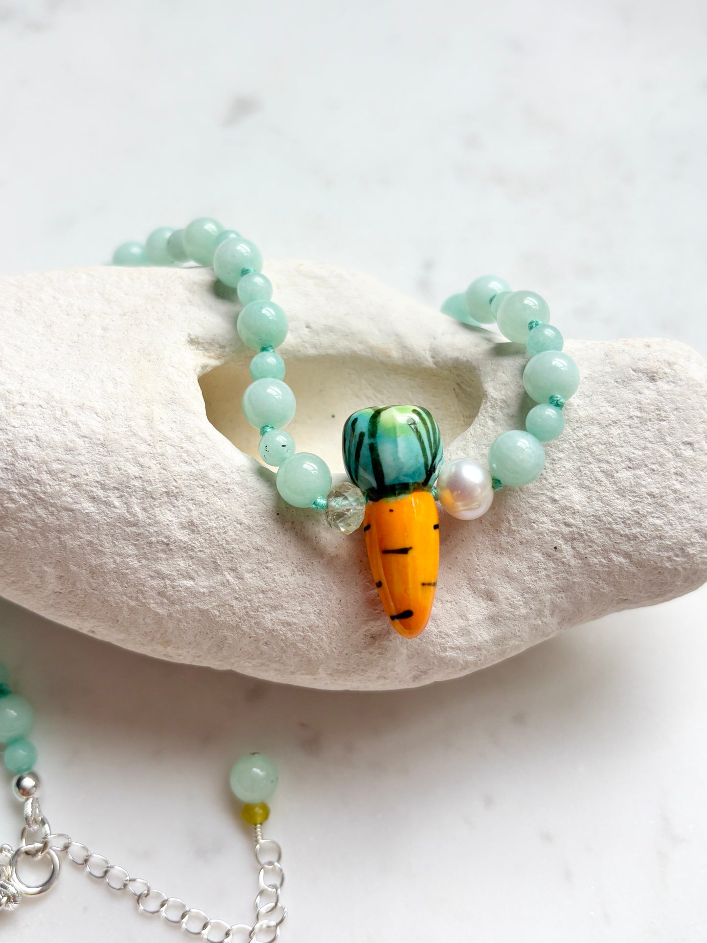 Plucked Carrot  Necklace