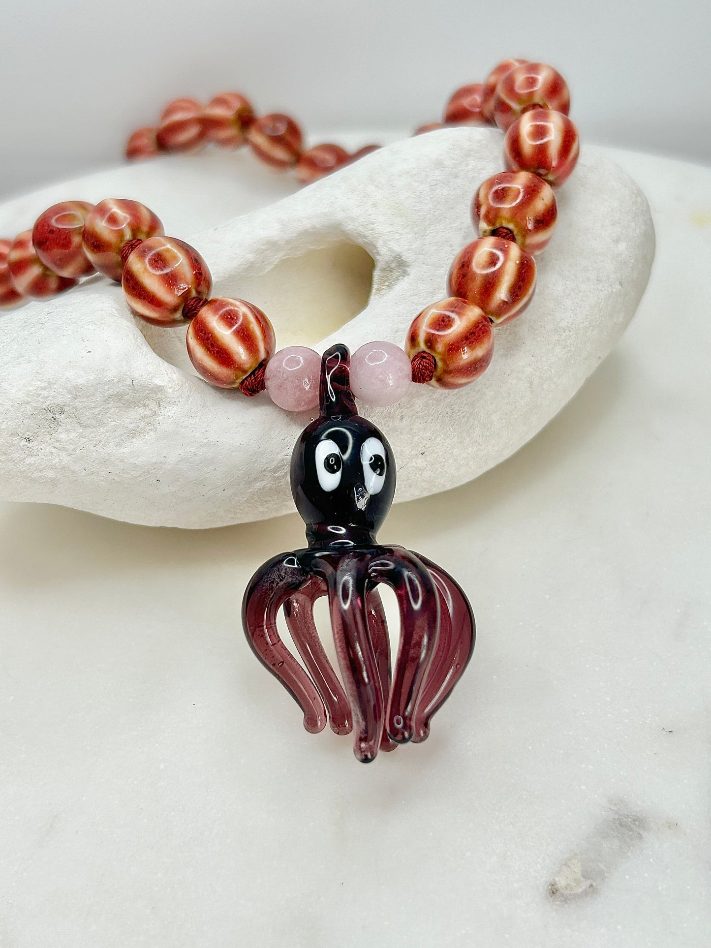 Little Sucker Driftwood Necklace