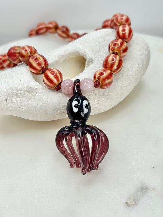 Little Sucker Driftwood Necklace